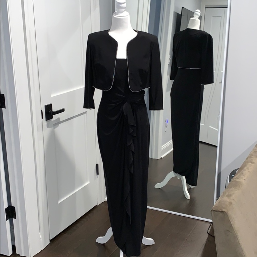 Black long dress